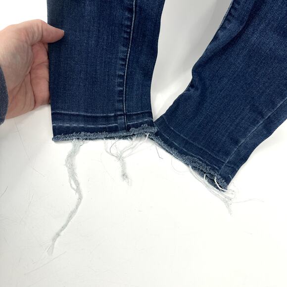 William Rast Jeans Womens 26 Ankle Skinny Distressed Busted Knees Stretch Denim - Picture 6 of 10